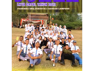 Ekstrakulikuler Paskibra SMA Perintis 2 Bandar Lampung Meraih 5 Piala dalam Lomba Ketangkasan Baris-Berbaris Tingkat SMA/SMK/MA dan SMP/MTs Negeri/Swasta se-Provinsi Lampung Tahun 2023