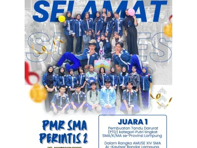 PMR SMA PERINTIS 2 Juara 1 Pembuatan Tandu Darurat(PTD)-23 Januari 2026